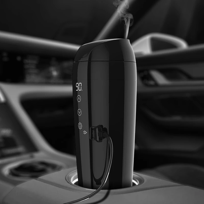 12V 24V Универсальный нагрева воды Электрический автомобильный термос с чашкой