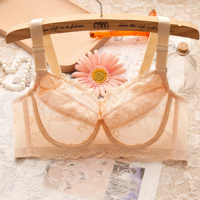 Женский прозрачный кружевной бюстгальтер сексуальный на косточках без