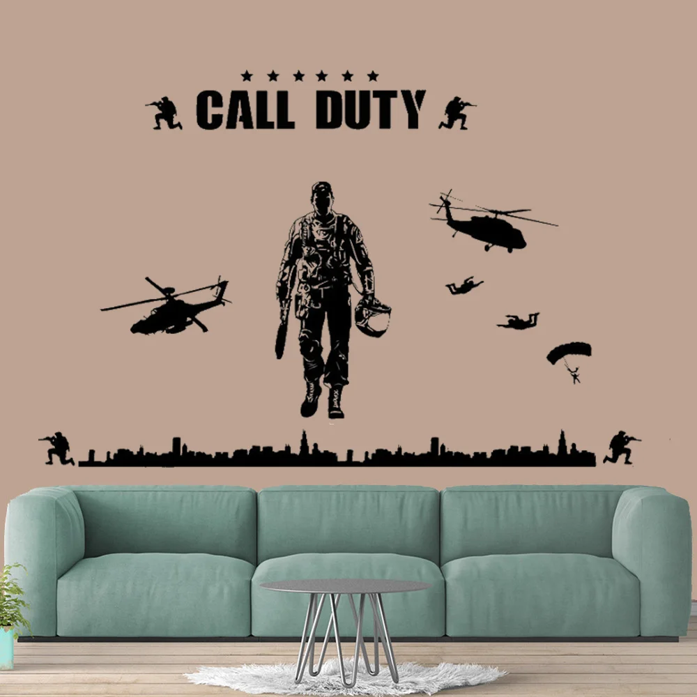 

Free shipping Special Forces Wall Art Decal Wall Stickers Pvc Material For Kids Room Decoration Removable Decor Wall Decals