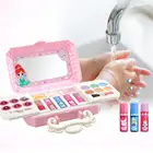 Креативная детская многослойная моющаяся мини-коробка для косметики для девочек чехол для макияжа игровые интерактивные игрушки для ролевых игр