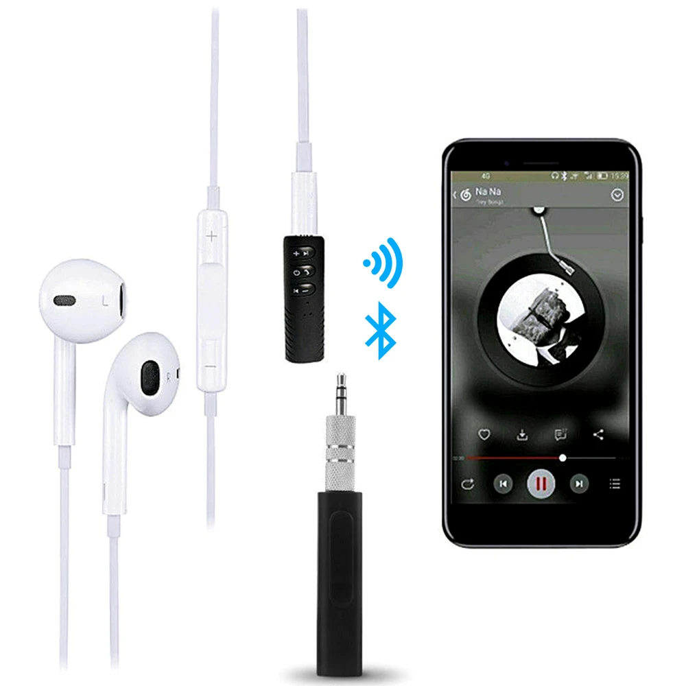 Автомобильный беспроводной bluetooth-приемник 3,5 мм разъем Bluetooth аудио Музыка приемник адаптер Динамик адаптер для наушников аудио стерео для автомобиля