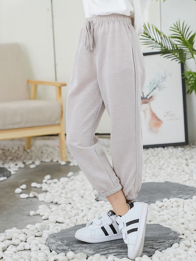 

2019 Girls Boys Pants Casual Fashion Children's Trousers 4-12 Year Old Children's Clothes Sweatpants