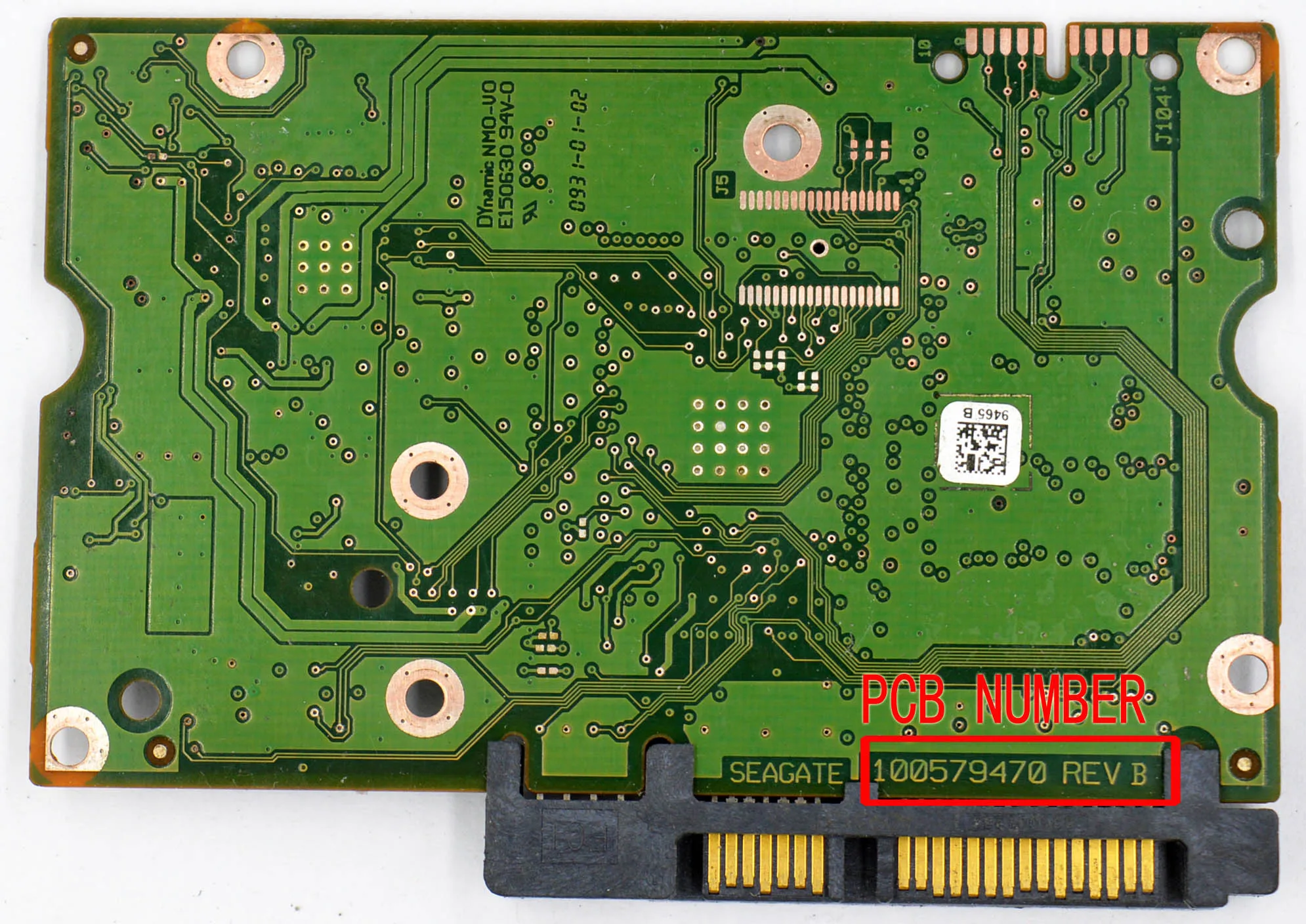 Печатная плата Seagate для настольного жесткого диска 100579470 REV B / 9459 C/9459 D/9465 B/9465 C /9238 D