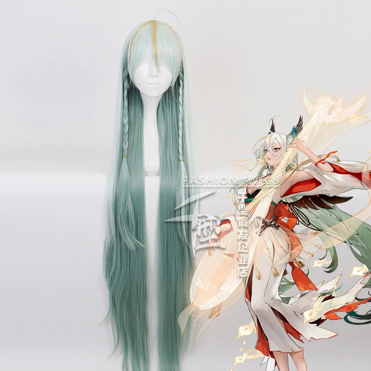 

Cosplay wigYin Yang division jinnaruo Cosplay wig with green gradual change