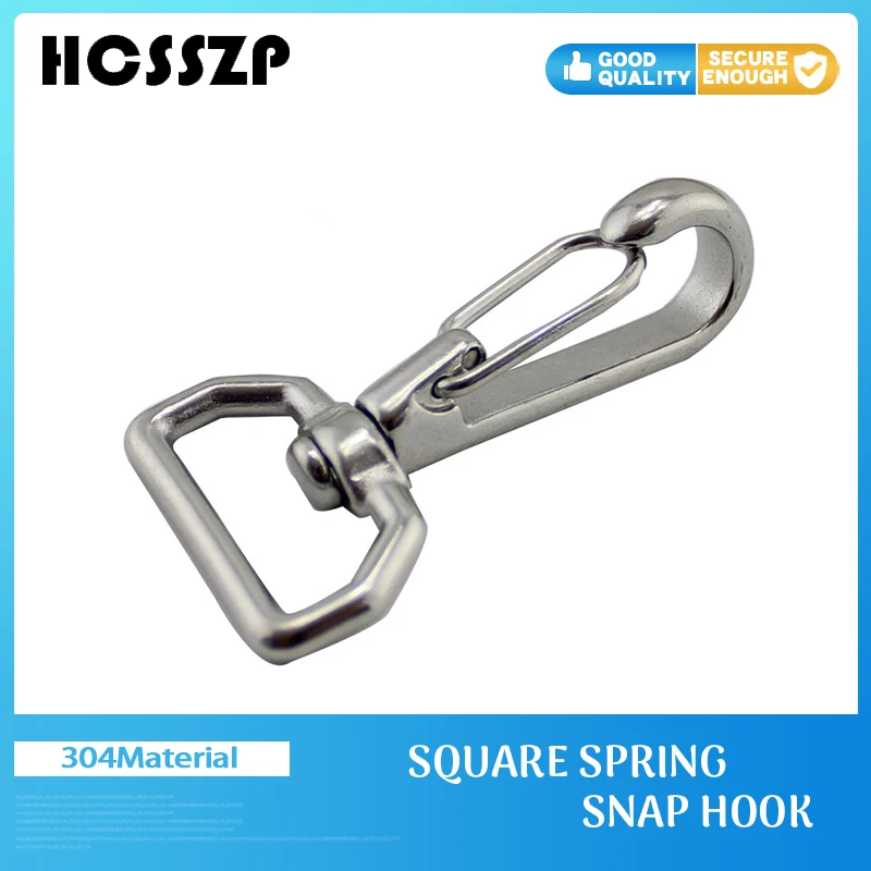 304 нержавеющая сталь зажим 360 градусов вращающийся крюк брелок ПЭТ подвеска 65 мм