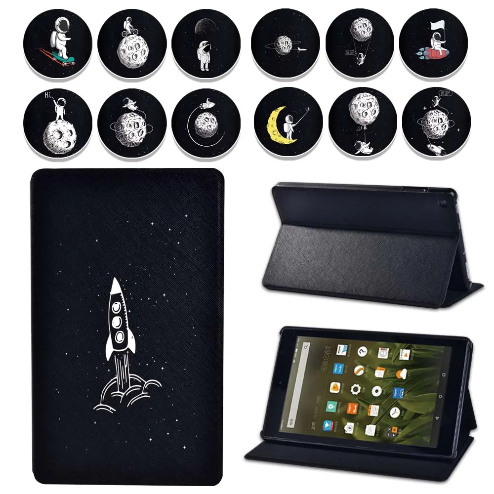 Чехол для Amazon Fire7 (2015/2017/2019)/Fire HD 8(6/7/8-го поколения) флип-чехол из искусственной кожи