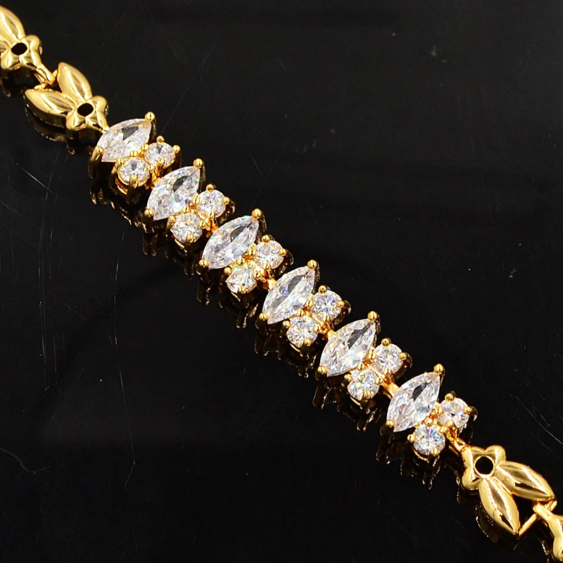 Модный женский золотой разноцветный ААА + кубический цирконий цветной яркий