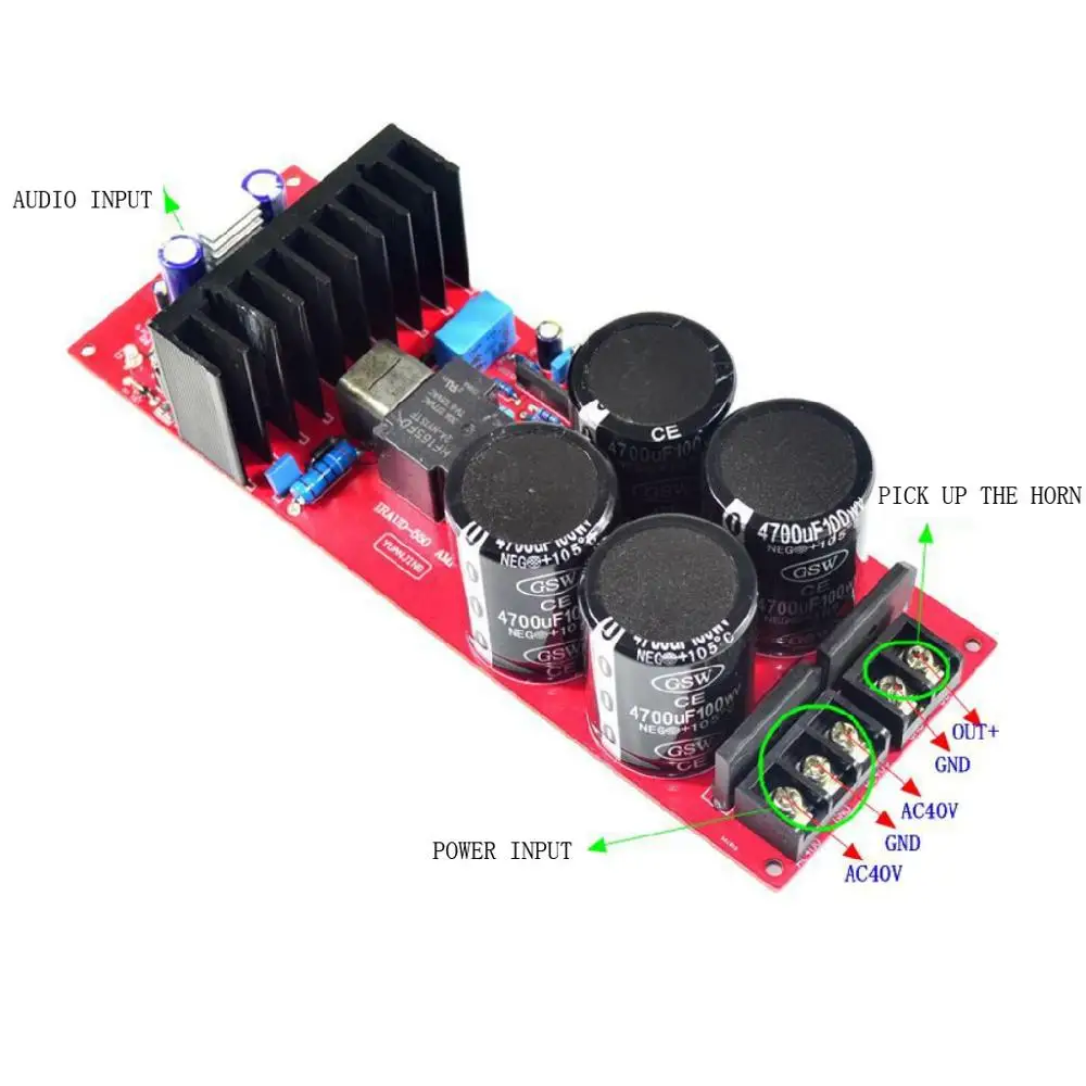 OPA1632DR TL072 TAS5630 2 1 300 Вт + 150 470 мкФ/100 в класс D Цифровой усилитель|digital amplifier|amplifier classclass