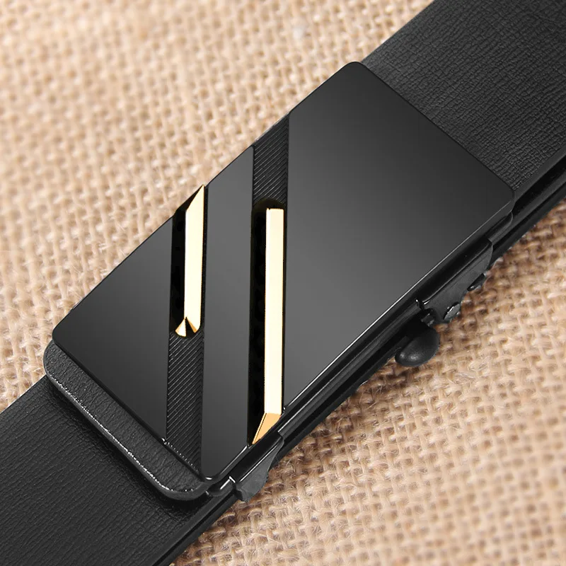 

Brand Genuine Men's Leather Fashion Belt Alloy Material Pin Buckle Business Retro Men's Jeans Wild High Quality Belts