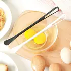 1 шт. многофункциональный поворотный ручной миксер для яиц, мини пластиковый кухонный венчик для яиц, инструмент для выпечки, мешалка для яиц, экологически чистый