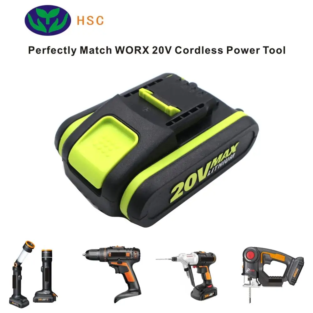 2000 мАч 18650 батарея WOX20A литий ионная 20 в сменная WOX WA3551.1 WA3516 WA3520 WA3525 WA3549.1
