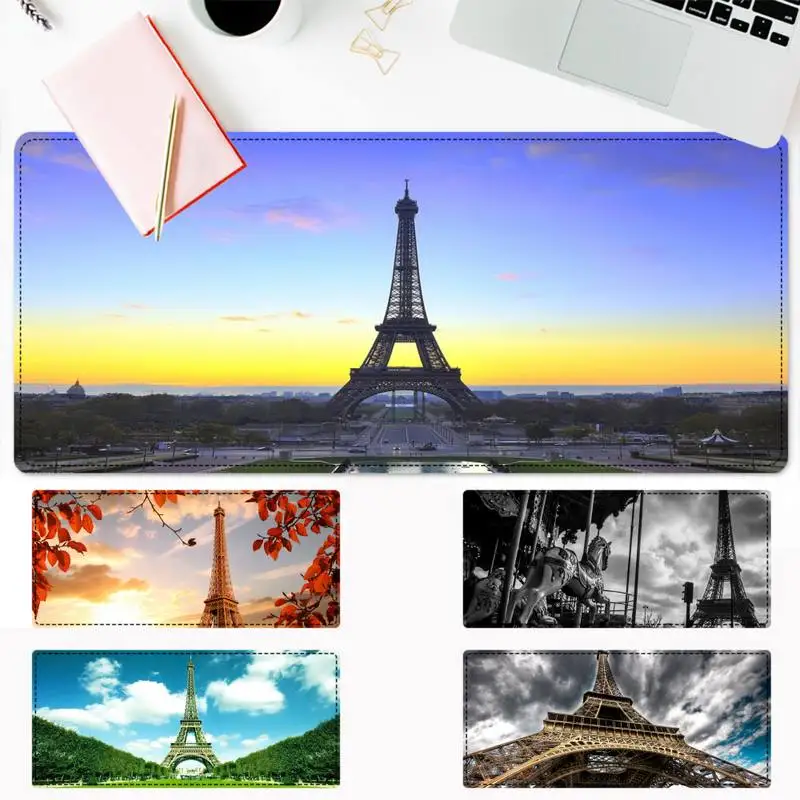 

New Products Eiffel Tower Gaming Mouse Pad Gaming MousePad Large Big Mouse Mat Desktop Mat Computer Mouse pad For Overwatch