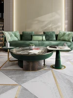 living room corner a few small family villas high end luxury samples can be customized rock slab marble edge tables