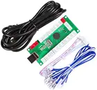 USB-кодировщик с нулевой задержкой, контроллер для игр с ПК, для аркадных игр, джойстиков Mame Jamma, 5-контактный джойстик и Нажимные кнопки типа Happ