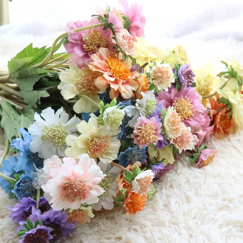 Новый букет из шелка розы европейский стиль искусственный цветов искусственные