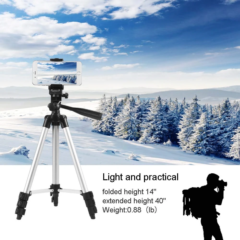 Lightweight Camera Tripod Phone Stand Holder Portable Desktop Mobile Tripode For iPhone Canon Sony Nikon Video Para | Электроника