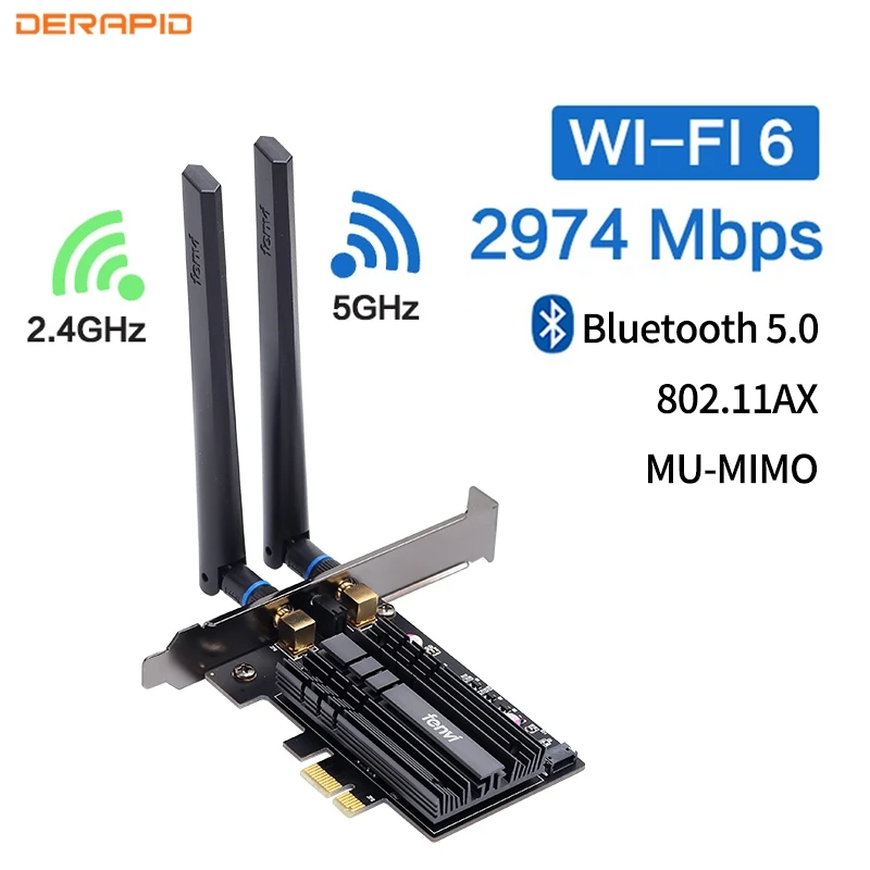3000 Мбит/с Wifi 6 Intel AX200 двухдиапазонный беспроводной Wi Fi адаптер 2 4G/5 ГГц 802.11ax Bluetooth 5 0