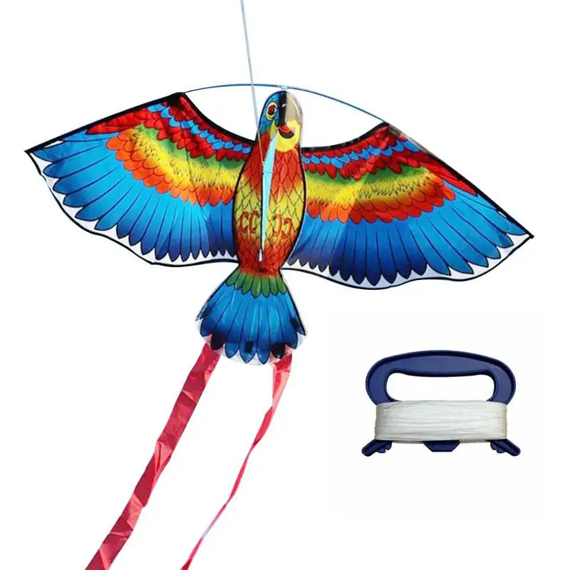 Новые воздушные змеи в форме птиц для попугаев уличные летающие игрушки змей