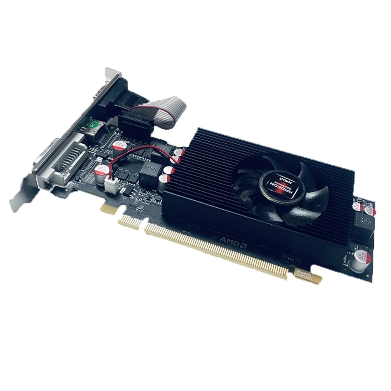 Для ATI Radeon R7 350 2 ГБ/4 ГБ DDR5 128 бит Бесшумная настольная игровая дискретная