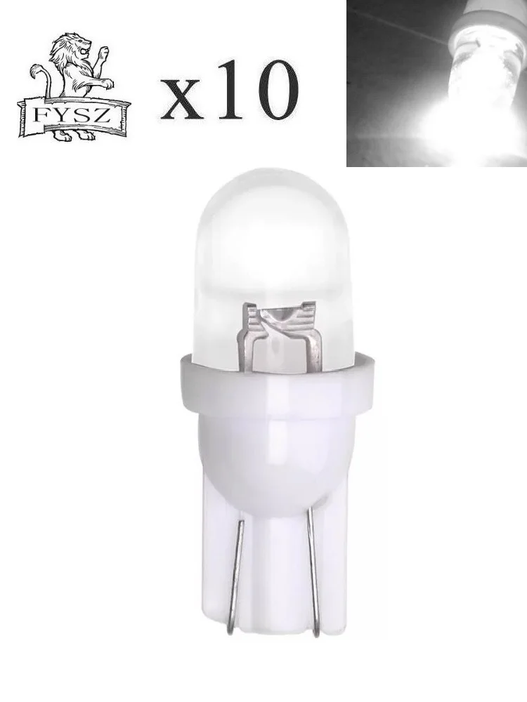 100Pcs T10 LED W5W Cars Light Bulbs 12V 194 0.5W 200LM 6000k White smd Wedge led bulb Lamp | Автомобили и мотоциклы
