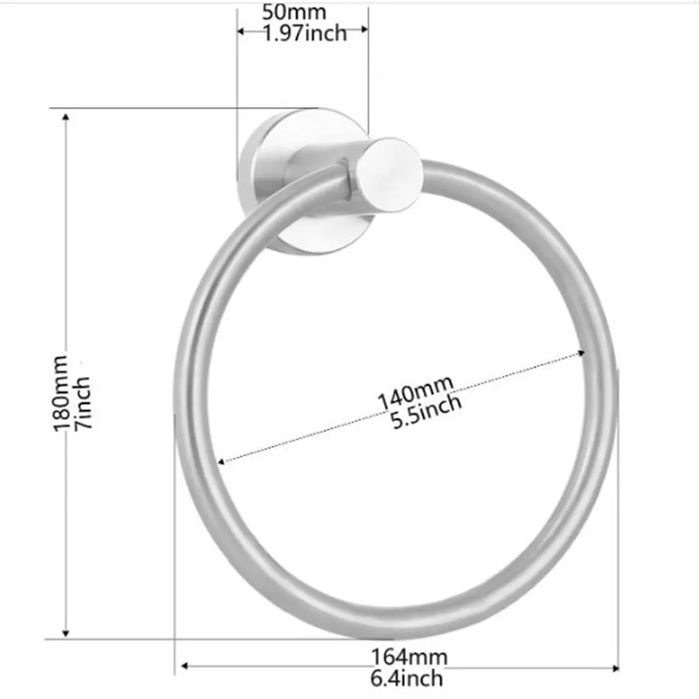 Горячая новинка кольцо для полотенец из нержавеющей стали ванной комнаты кухни