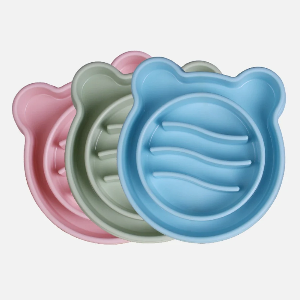 

Пластиковая миска для домашних питомцев, защита от удушения, подходит для маленьких и средних собак