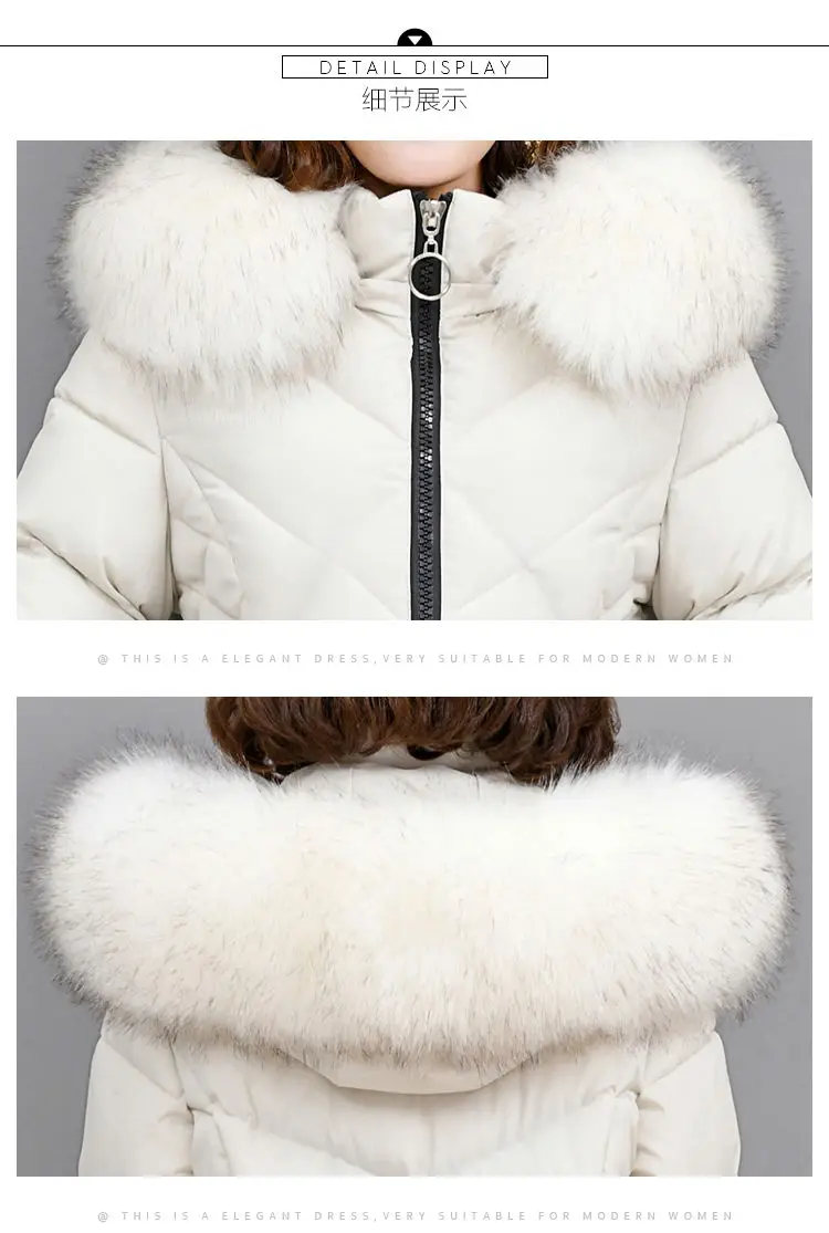 Женская парка на утином пуху длинная Сверхлегкая куртка с капюшоном и