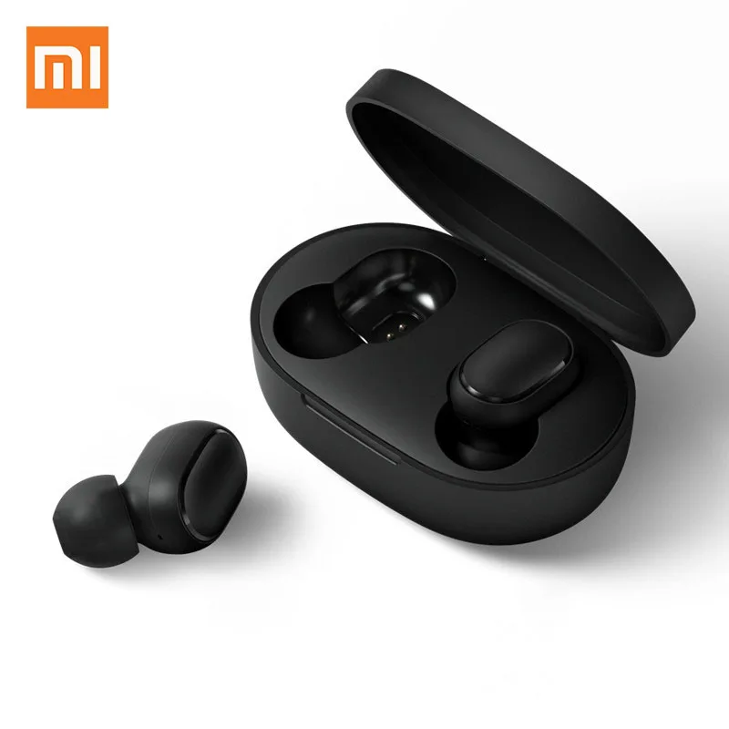 Bluetooth наушники Xiaomi Redmi Airdots S беспроводные TWS 2 5 0 черные|Наушники и гарнитуры| |
