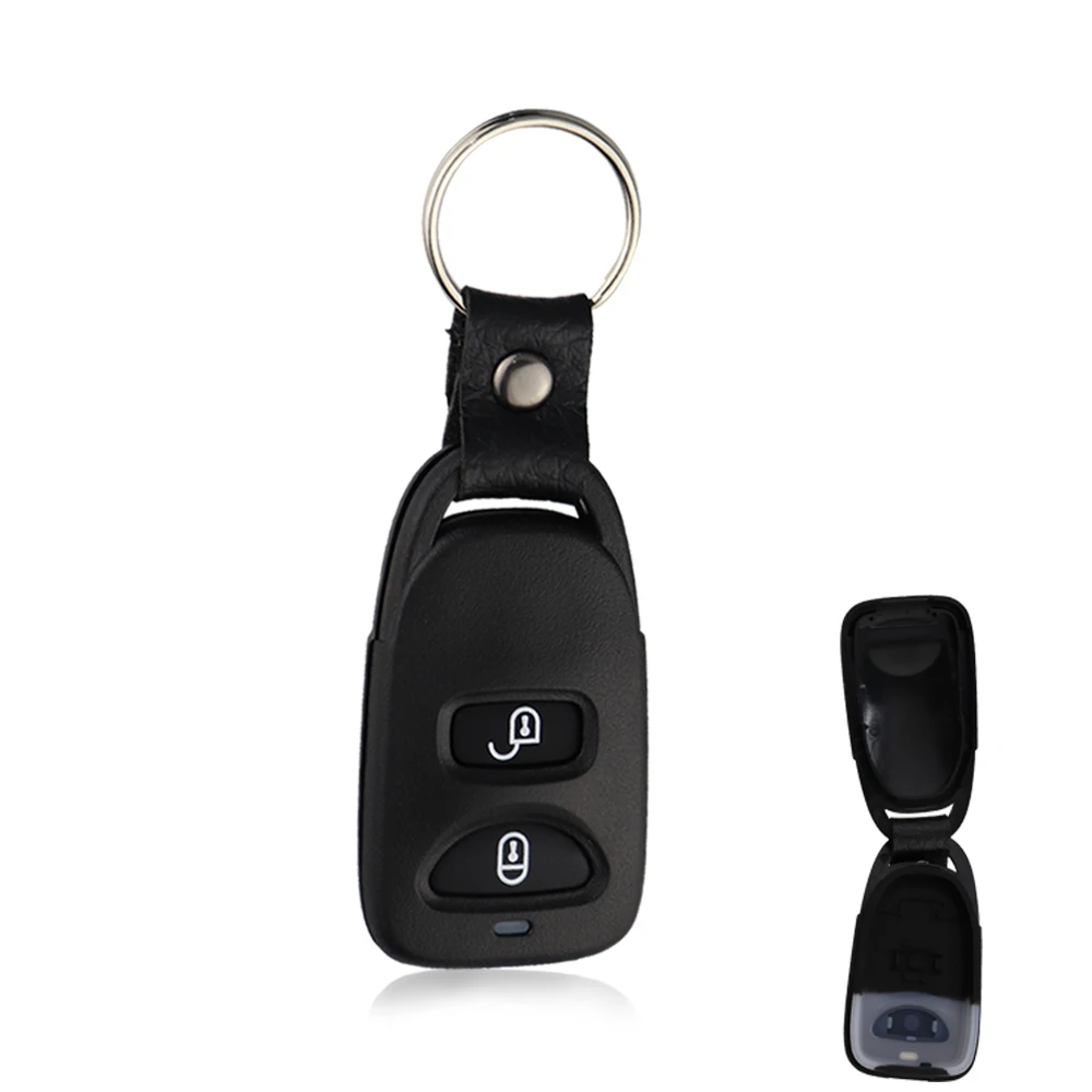

YIQIXIN Сменный автомобильный дистанционный брелок с 2 кнопками для Hyundai Santa Fe 2005-2009 Tucson Santa 2005-20011, автоматический корпус, брелок