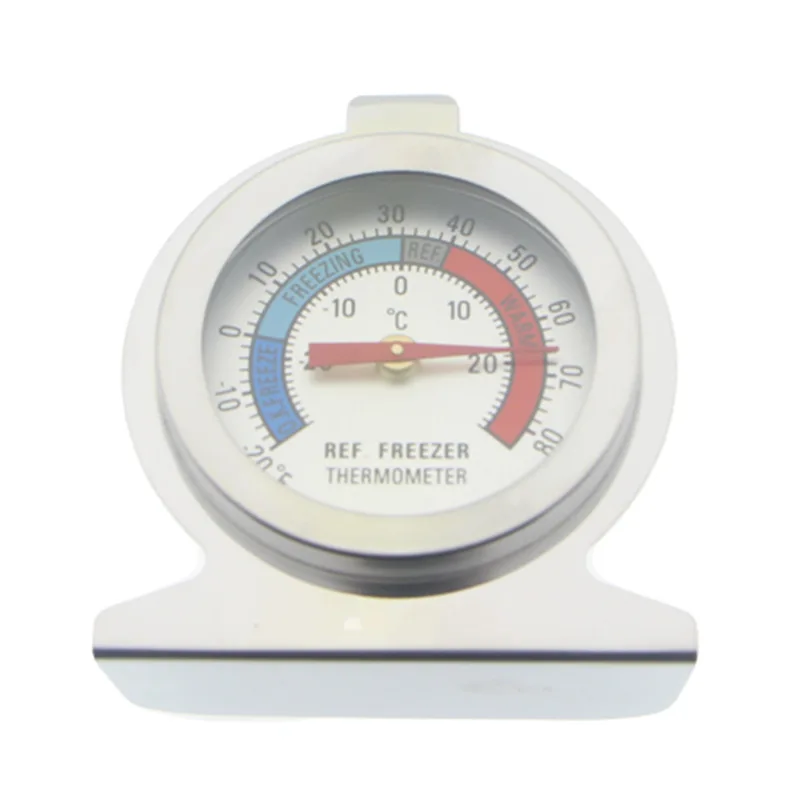 

Refrigerator Thermometer Refrigerator Thermometer is suitable for all kinds of low temperature storage equipment stainless steel