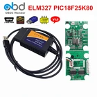 ELM327 OBD 2 USB 1,5 автомобильный диагностический инструмент ELM 327 PIC18F25K80 аппаратное обеспечение V1.5 автомобильный считыватель кодов поддерживает все протоколы OBDII OBD2