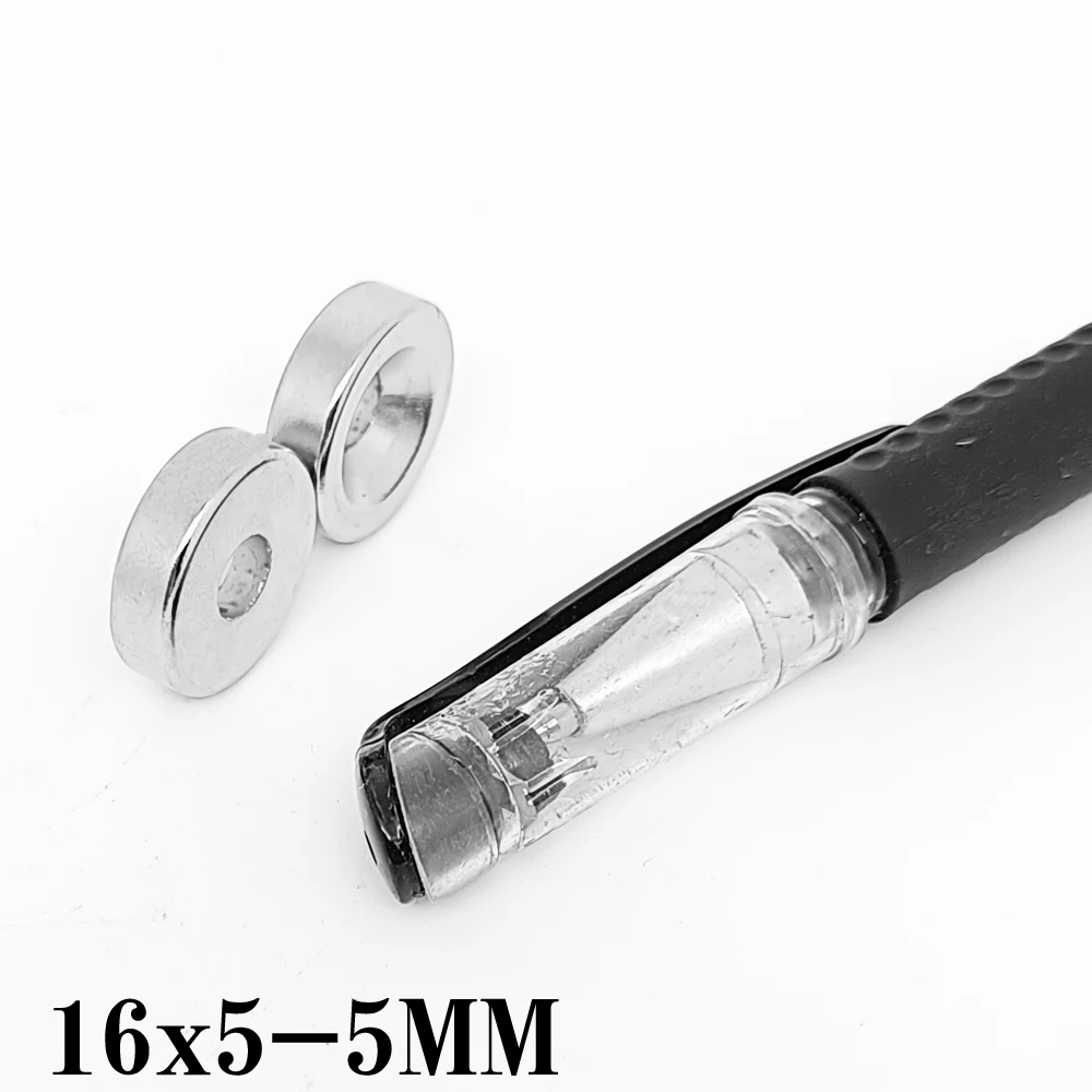 

2/5/10/20/30/50PCS 16x5-5mm Disc Permanent NdFeB Magnets 16*5 mm Hole 5mm Round Countersunk Strong Magnet Sheet 16x5-5 16*5-5