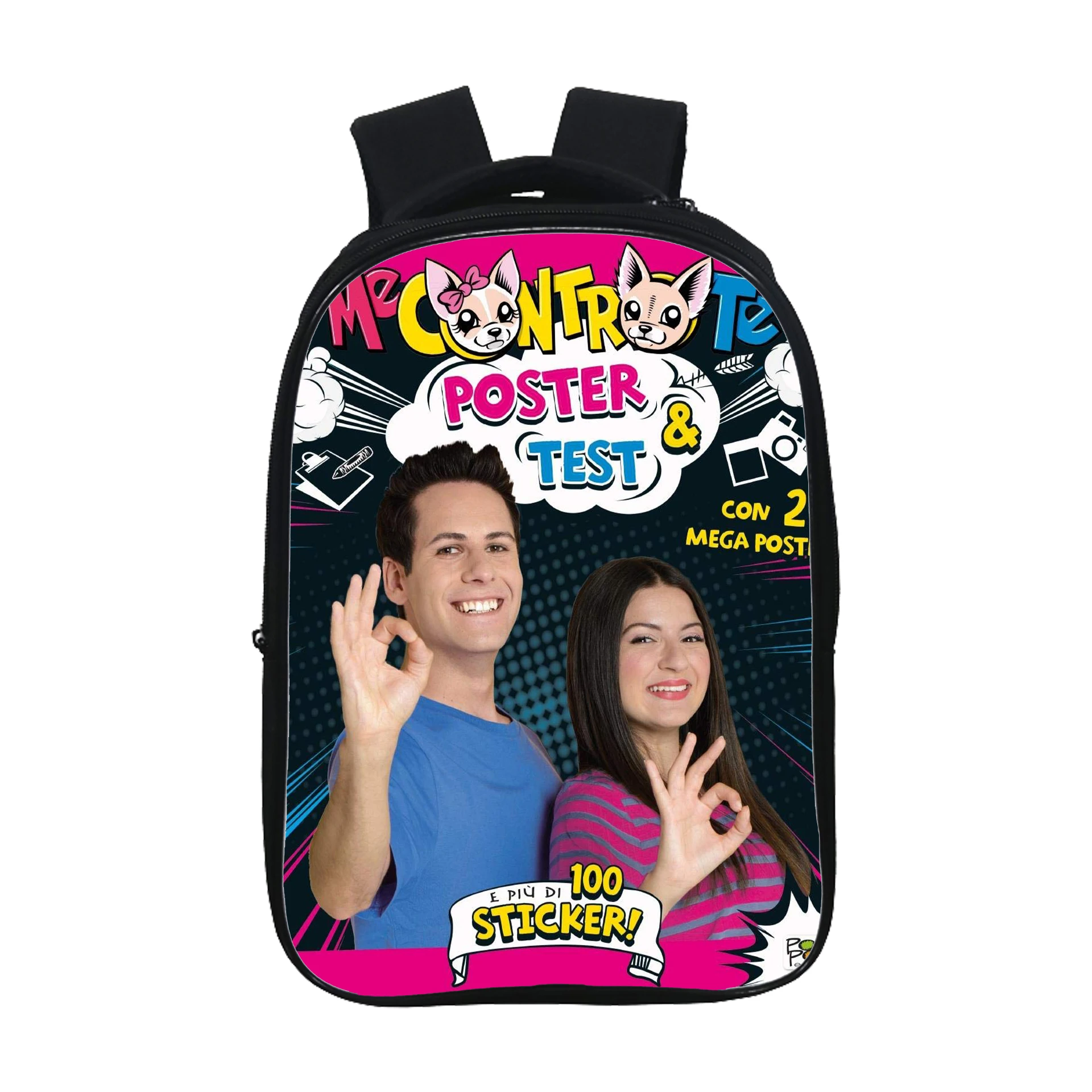 

Me Contro Te Monster School Bag Ash Ketchum / backpack school bags for girls boys boy bag children books bags