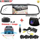 Датчик радара для автомобиля, с двумя ядрами, с камерами заднего вида