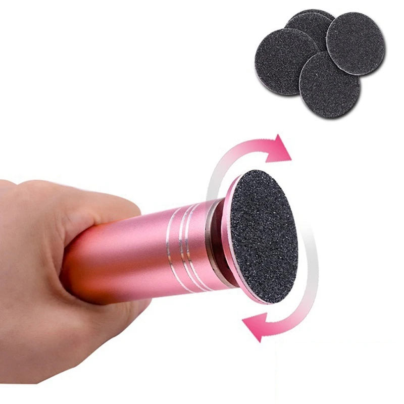 

EAS-Generation Electronic Foot File with Replacement Sandpaper Discs Fast Remove Feet Hard Dry Dead Skin Corn Calluses EU Plug