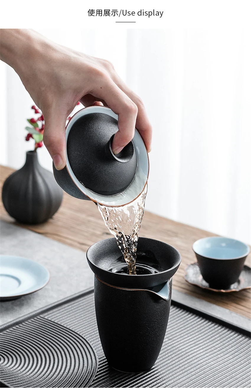Эмаль Gaiwan разрисованная вручную керамика пиалы для чая чайный набор кунг-фу фарфор Чайный набор из чайная чашка в китайском стиле Чай Услуги
