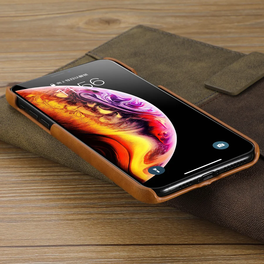 Комбинированный чехол для Iphone 11 Pro X Xs Max Xr8 7 6 6s Plus роскошный из натуральной кожи с