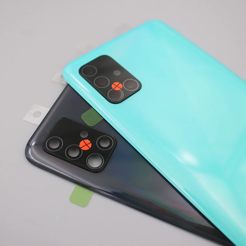 Оригинальная стеклянная задняя крышка батарейного отсека Samsung Galaxy A31 A51 корпус