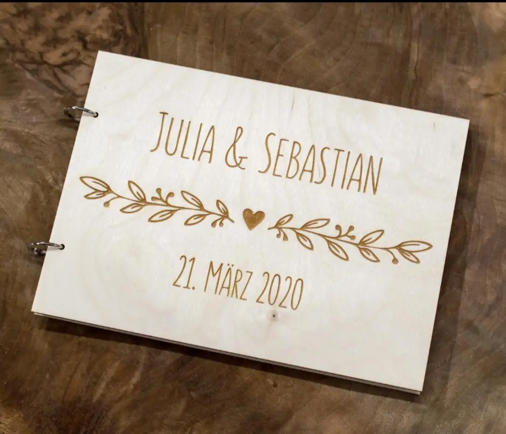 Персонализированная Свадебная книга для гостей свадебной регистрации