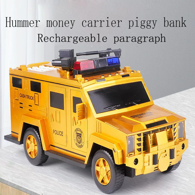 Игрушечная Копилка Hummer с автоматическим переворачиванием денег паролем и