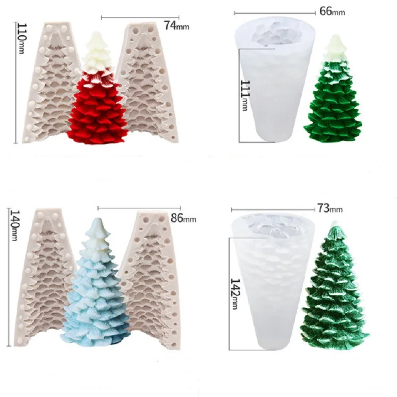 

Healthy silicone cake mold Christmas Tree Silicone Mold Easy To Christmas Mousse Cake Decoration Mold DIY Aroma Candle Bake Make