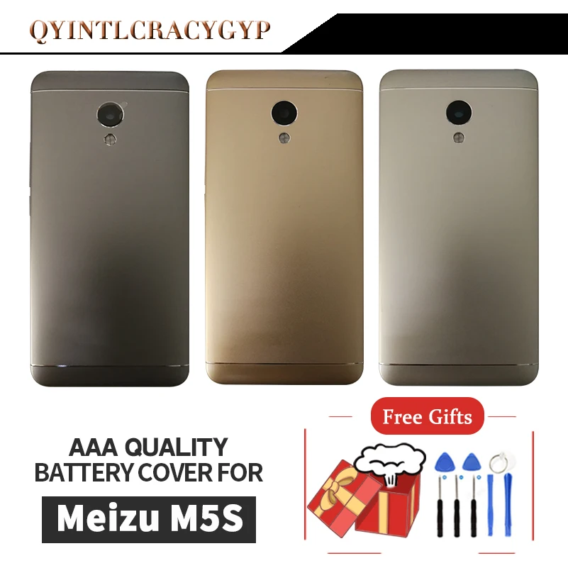 Задняя крышка батарейного отсека для Meizu M5S 5 2 дюйма Крышка сменный чехол