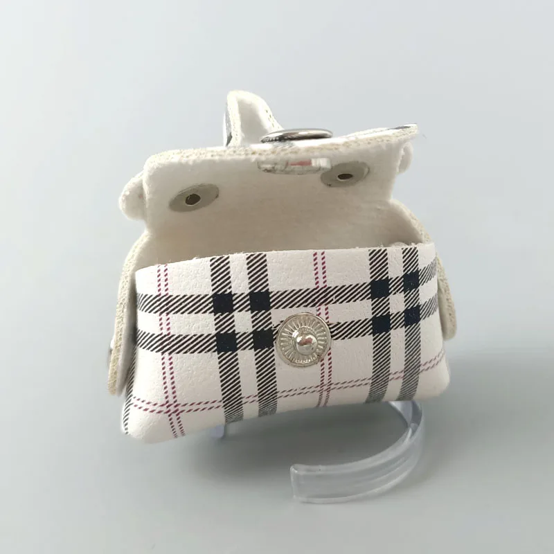 Модная белая клетчатая кожаная сумка аксессуары для кукол Барби куклы Blyth 1/6 BJD