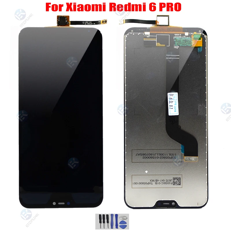 ЖК дисплей для Xiaomi Redmi 6 Pro Сенсорный экран дигитайзер сборка Mi A2 Lite LCD сенсорная с