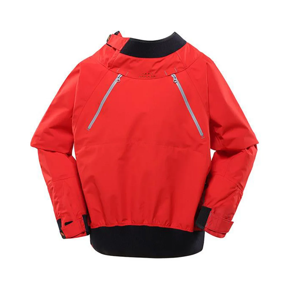 Мужская походная куртка с трехслойным покрытием красная водонепроницаемая