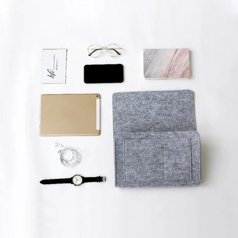 Войлочный прикроватный органайзер для хранения подвесной карман организации журнального телефона с