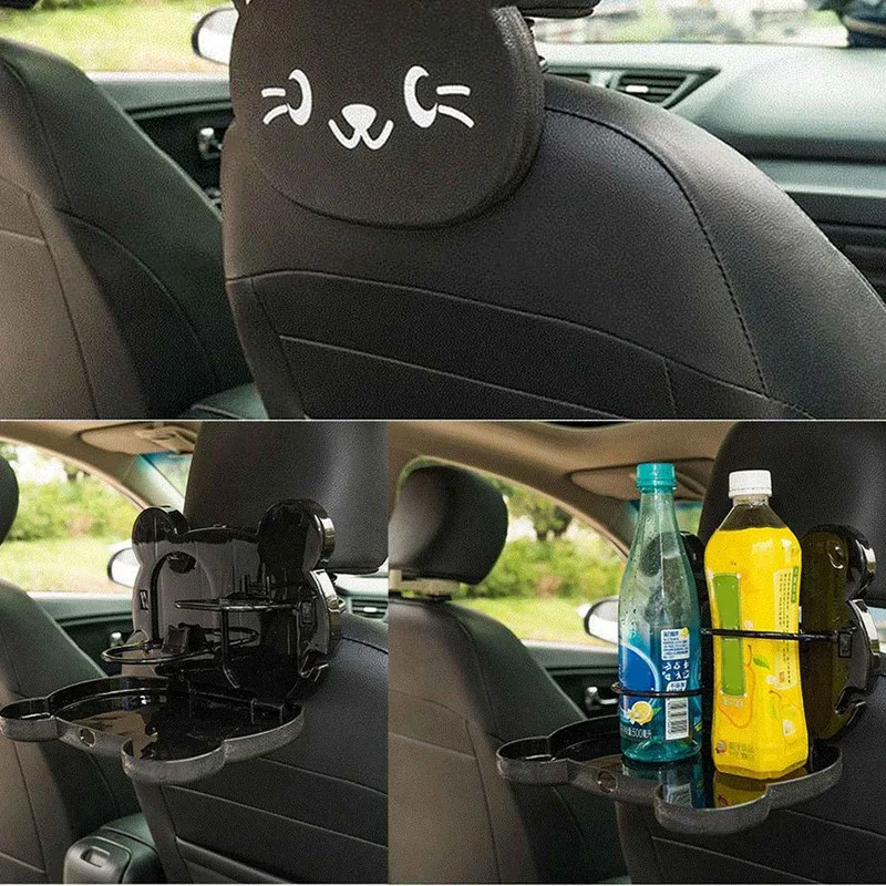 Складной столик для заднего сиденья автомобиля подставка бутылок напитков