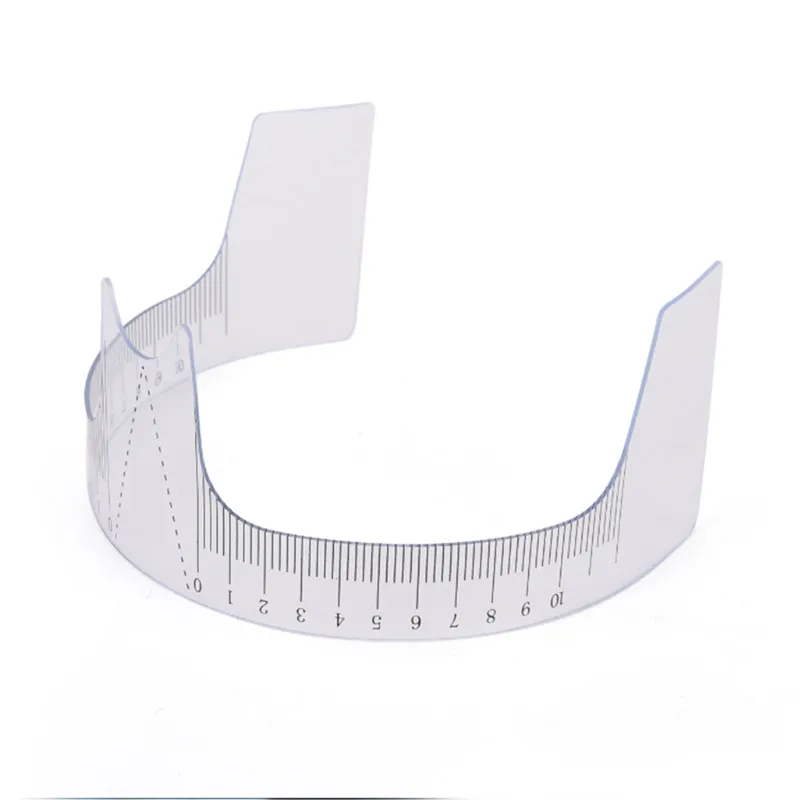 1 шт. многоразовая линейка для бровей микроблейдинг каллипер трафарет макияж
