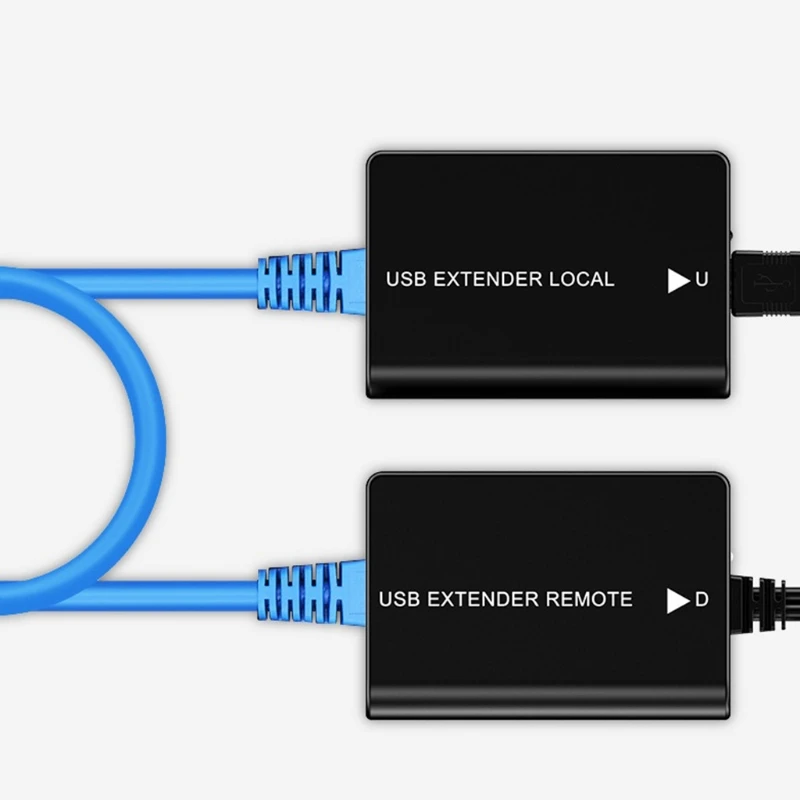 USB 2.0 Extender 60m Rj45 Ethernet Cat5e/6 for PC/Microphone/Webcam No Driver Needed Supports Multiple Operating System | Компьютеры и
