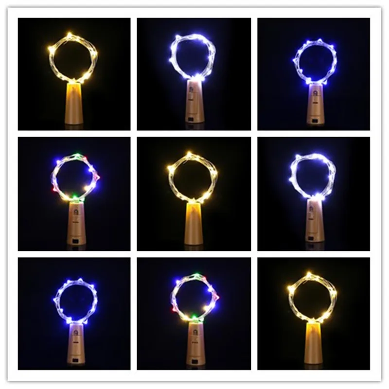 LED Garland String DIY Fairy Lights for Glass Craft Bottle New Year Christmas Valentines Wedding Birthday Party Decoration | Дом и сад